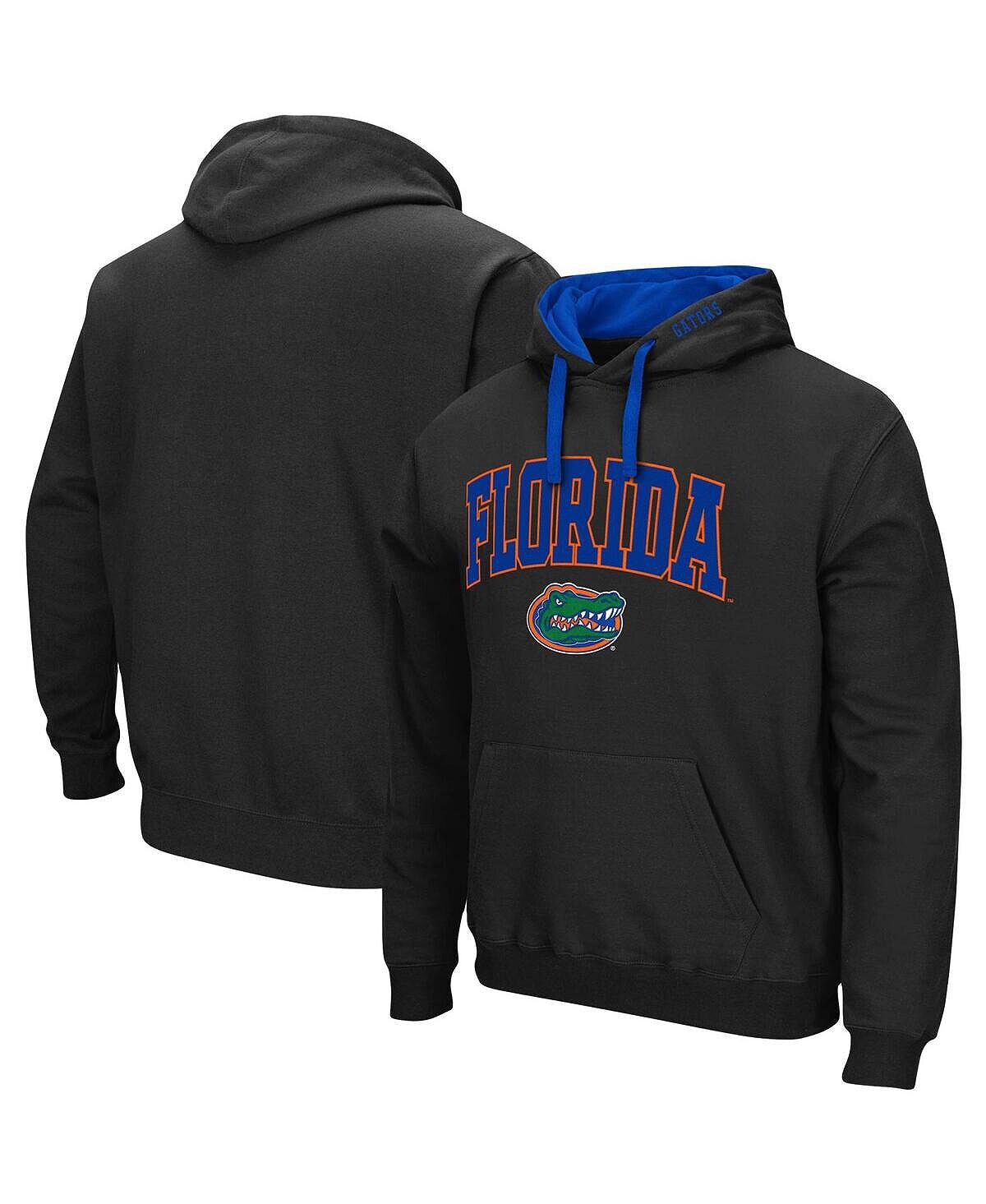 

Мужская черная толстовка с капюшоном florida gators big and tall arch & logo 2.0 pullover Colosseum, черный