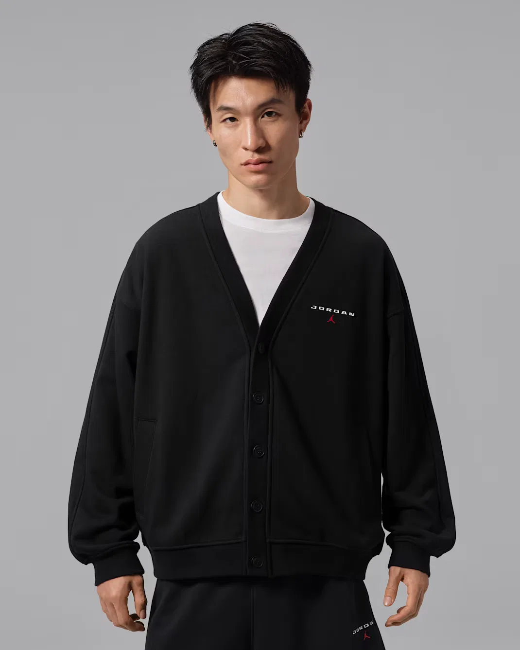Мужской кардиган Jordan Flight, Black