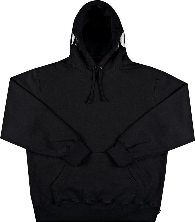 

Толстовка Supreme Rib Hooded Sweatshirt 'Black', черный