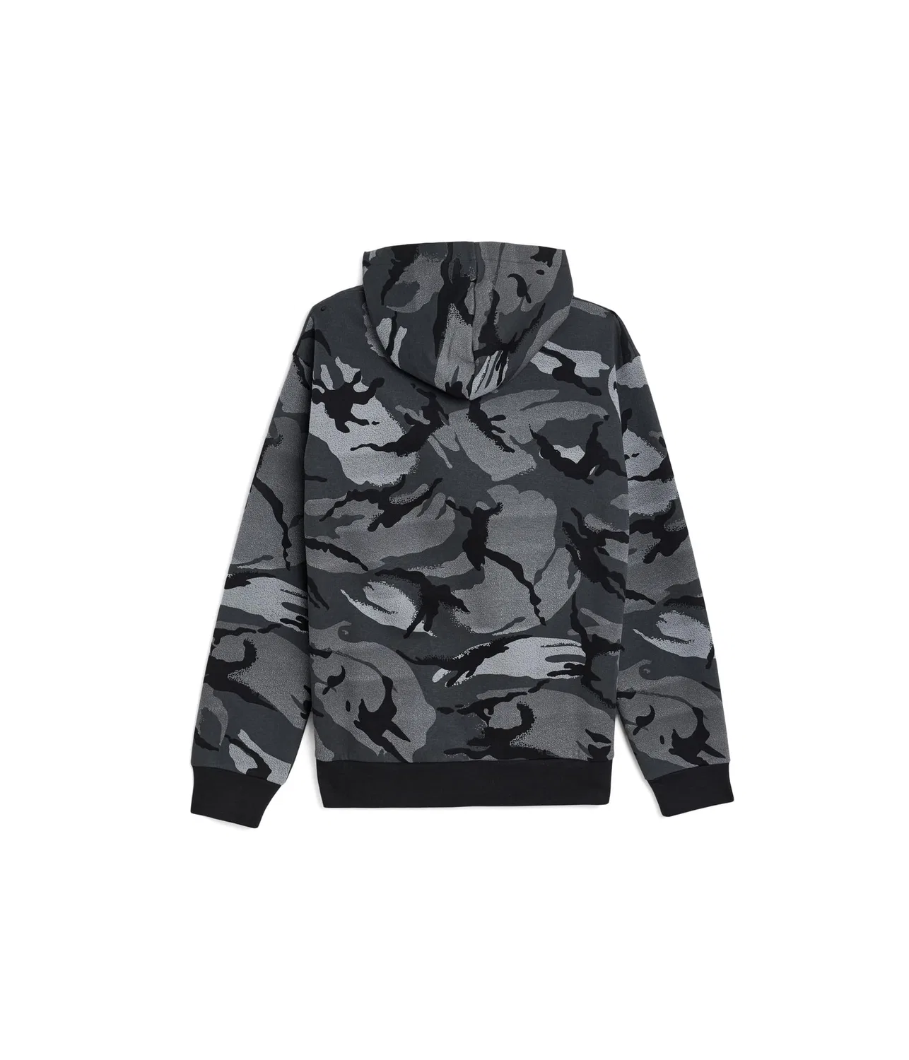 Толстовка с капюшоном AOP Color-Block Halftone Camo (для детей постарше) Adidas Kids, Black Adi — фото 2