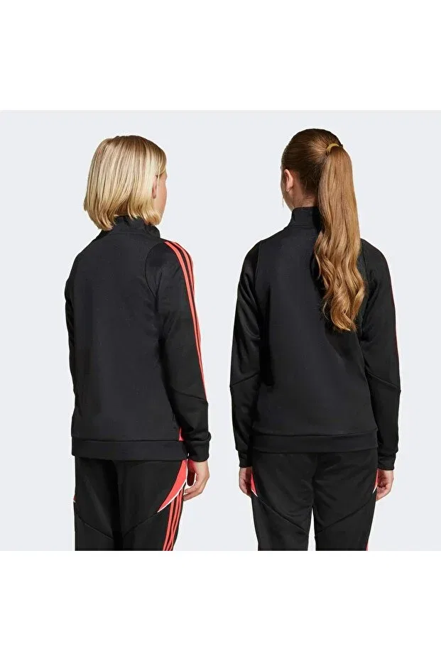 Детская куртка для девочек хлопковая Messi jacket Adidas, Black — фото 4