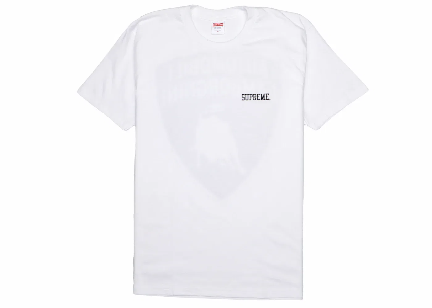 Мужская футболка с принтом Supreme Automobili Lamborghini Tee Supreme, White — фото 2