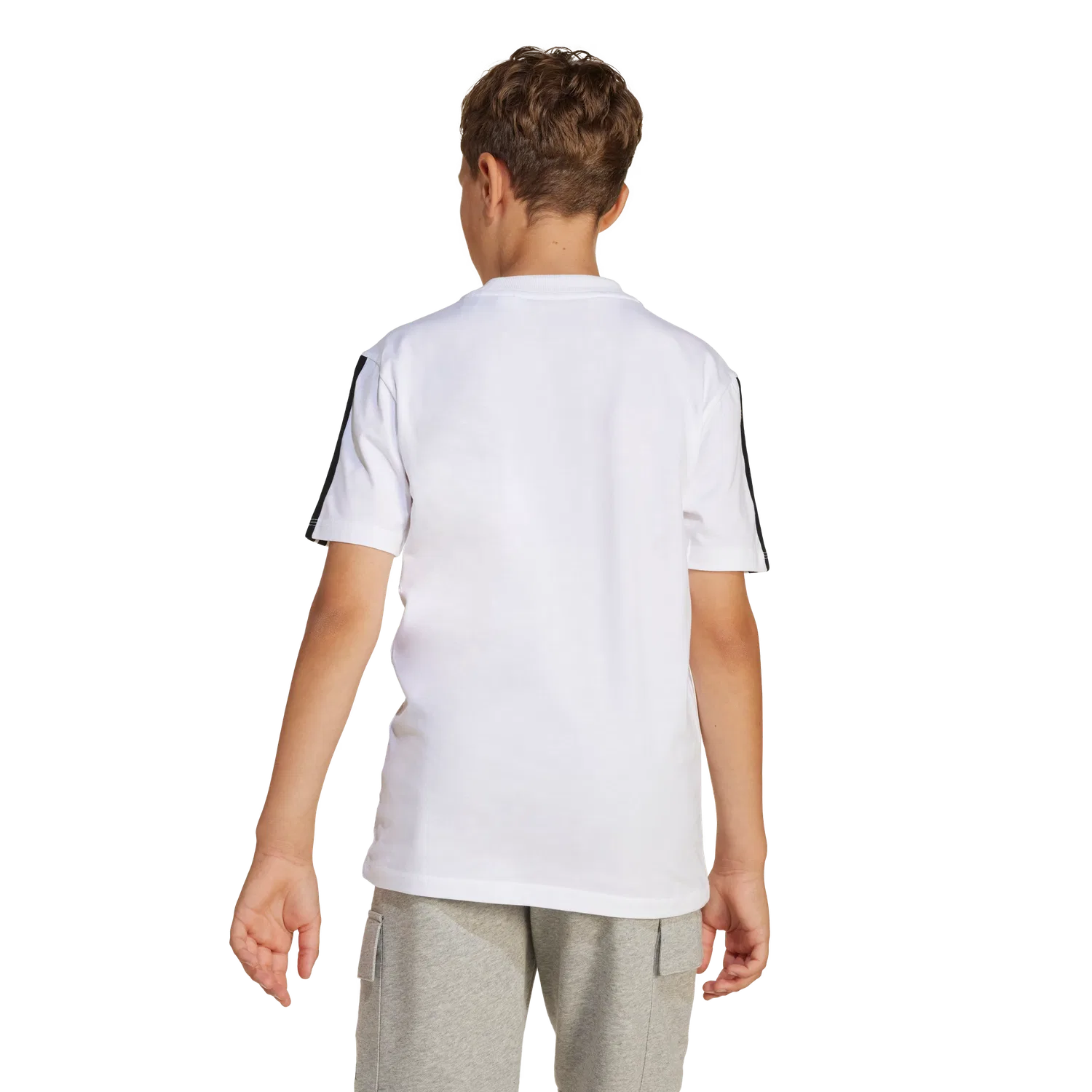 Детская футболка с коротким рукавом Adidas, белый — фото 3