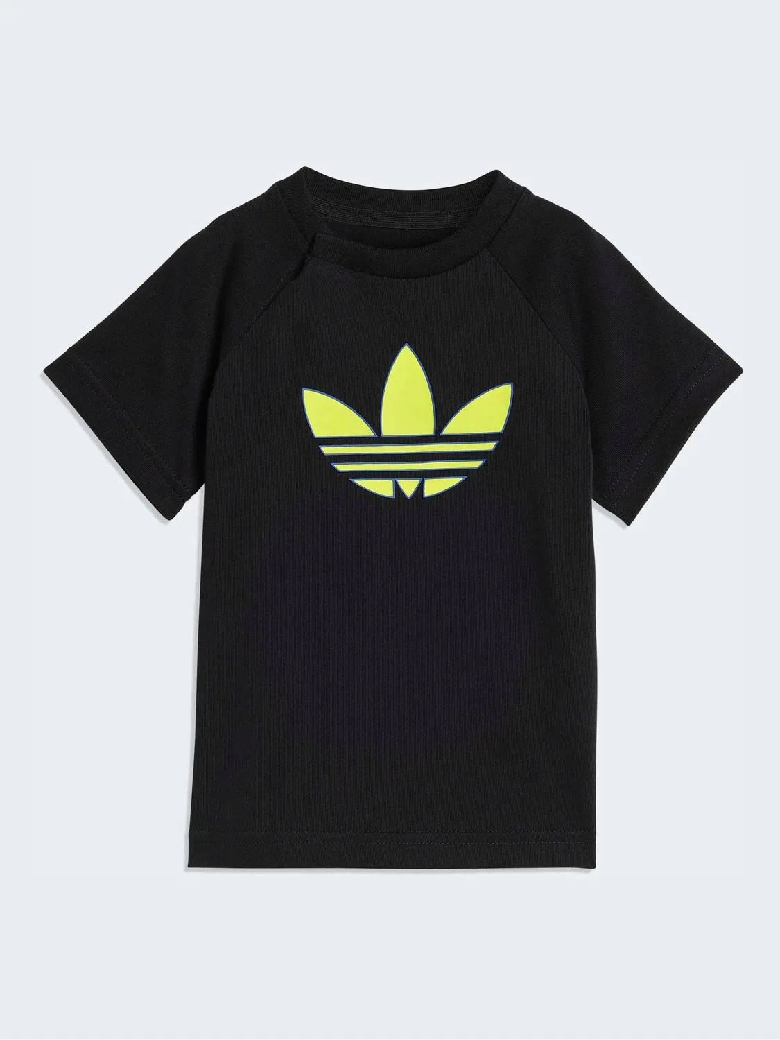 Комплект из футболки и шорт, с логотипом, adidas Originals, черный — фото 2