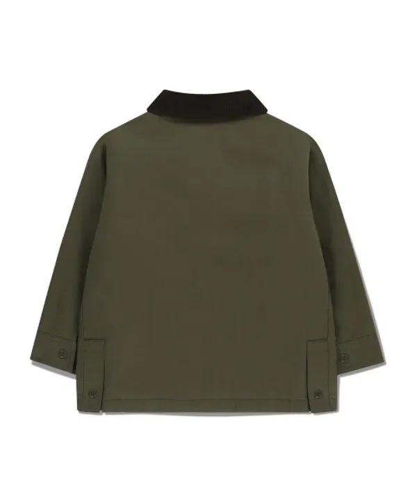Куртка детская классическая с логотипом, khaki, Marithé Kids — фото 3
