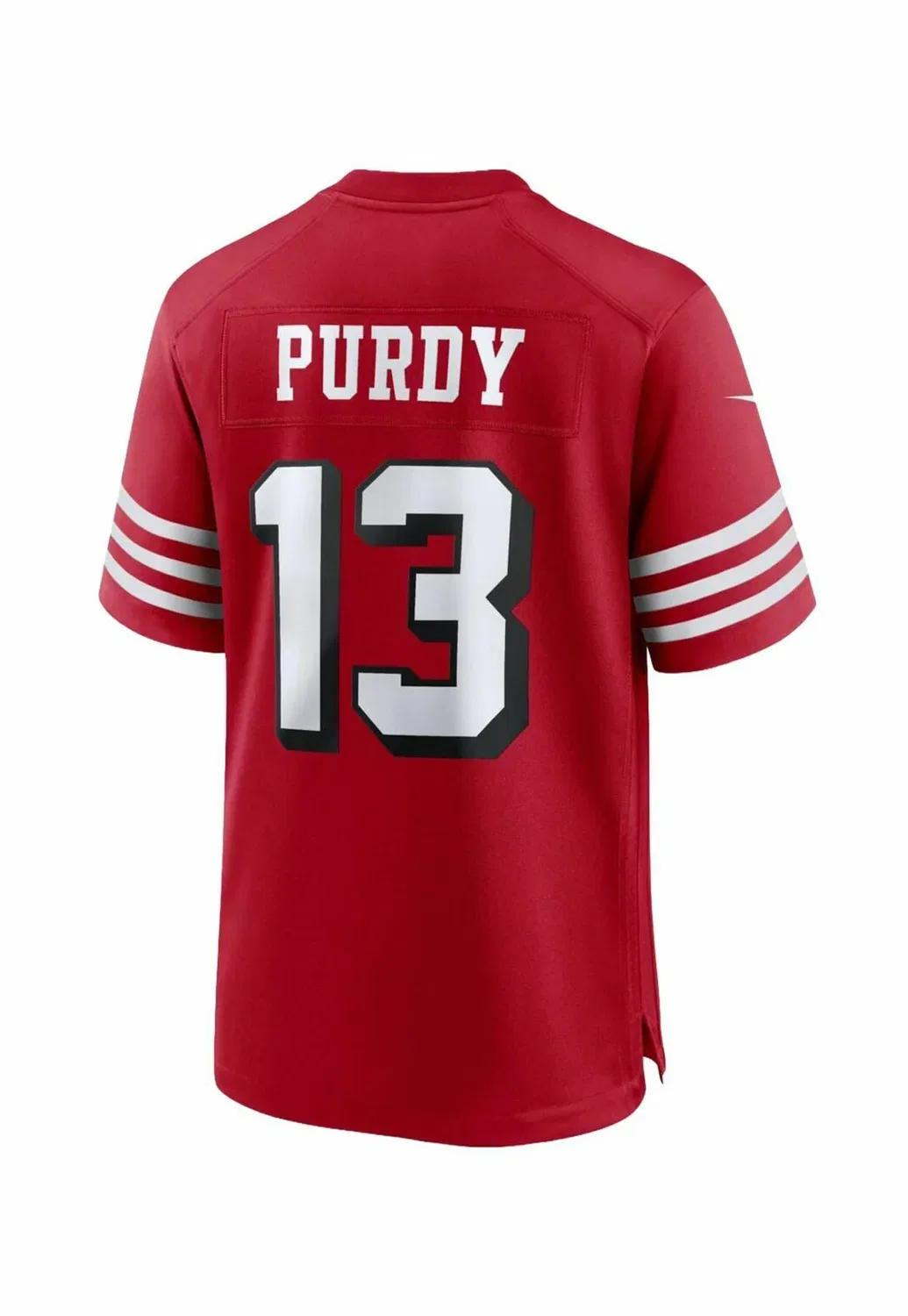 Игровая футболка San Francisco 49ers №13 Брок Перди - футболка с принтом Nike Performance, Red — фото 2