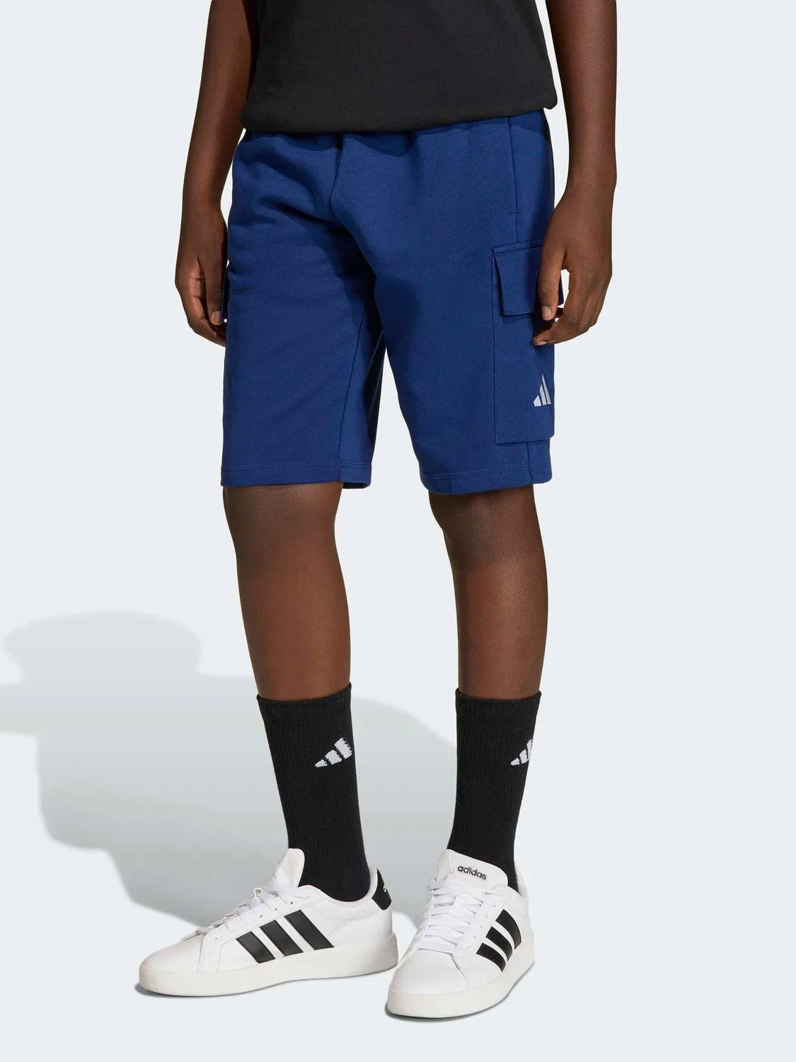 Шорты карго для мальчиков Essentials adidas, синий