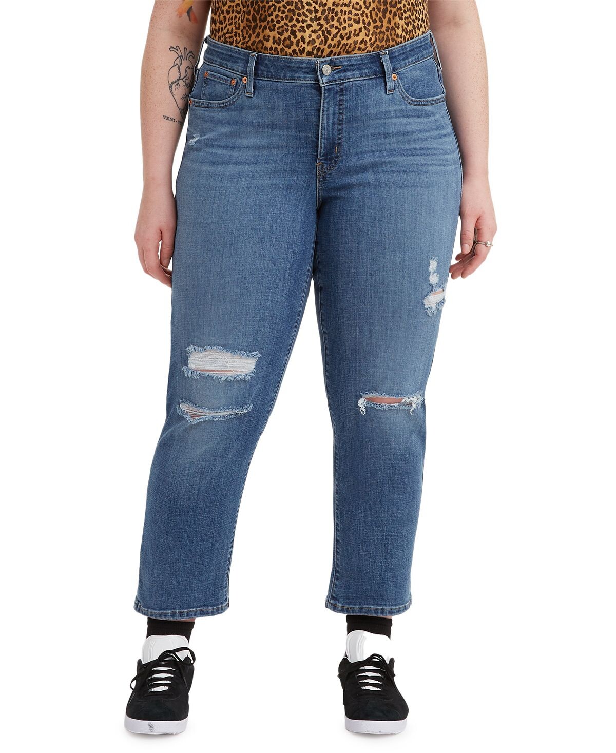 

Модные джинсы-бойфренды больших размеров Levi's, мульти