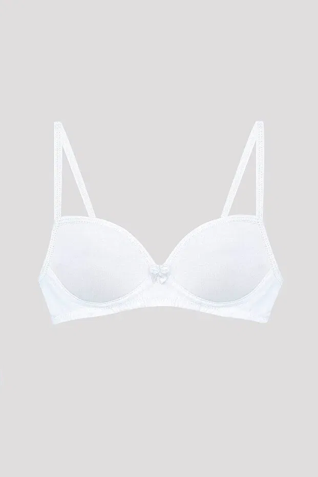 Детский бюстгальтер для девочек хлопковый Nbb, White