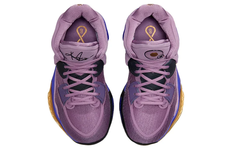 Кроссовки Nike Kyrie Infinity, фиолетовый/золотой — фото 4