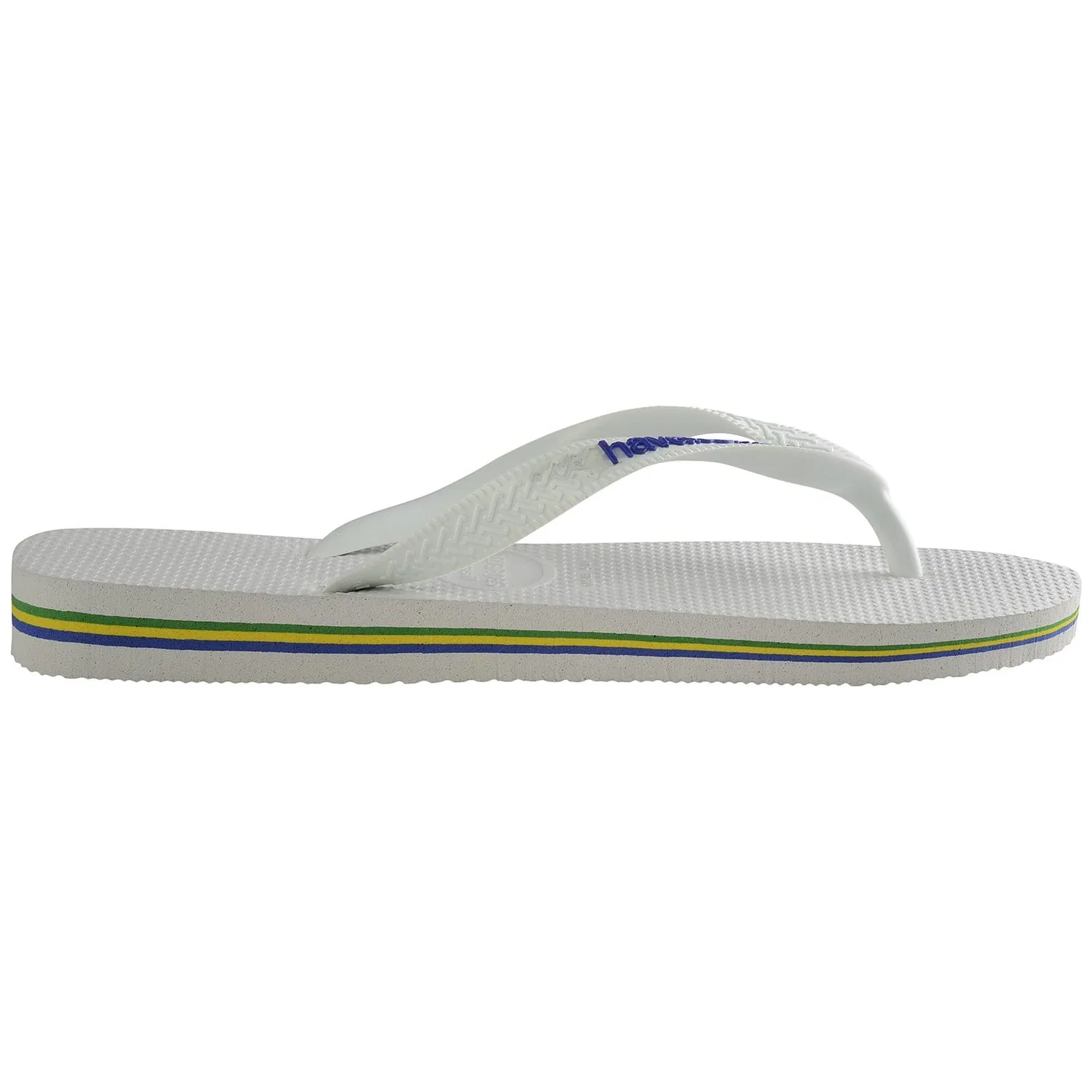 Шлепанцы детские с логотипом Brasil Logo Havaianas, белый — фото 2