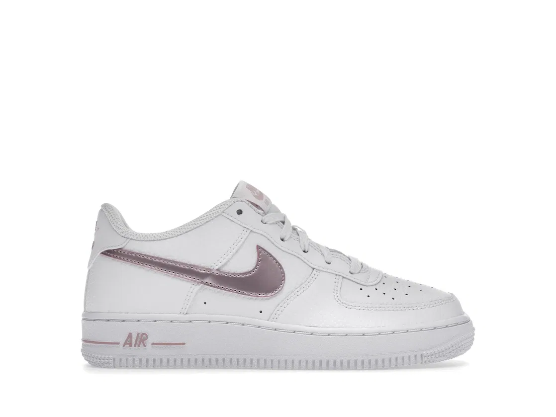 Детские кроссовки Lifestyle с низким верхом Nike Air Force 1 Low, White/Pink Glaze