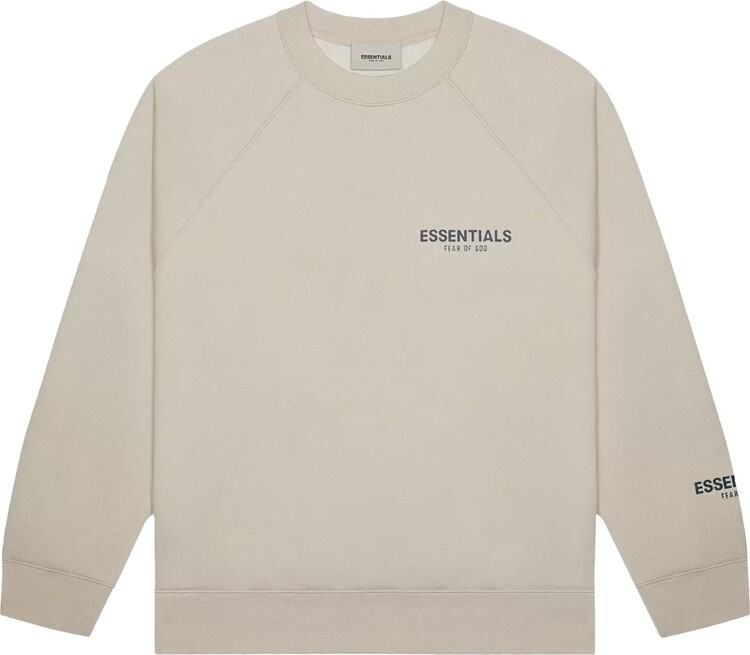 Толстовка Fear of God Essentials Crewneck Sweatshirt 'String', кремовый — фото 2