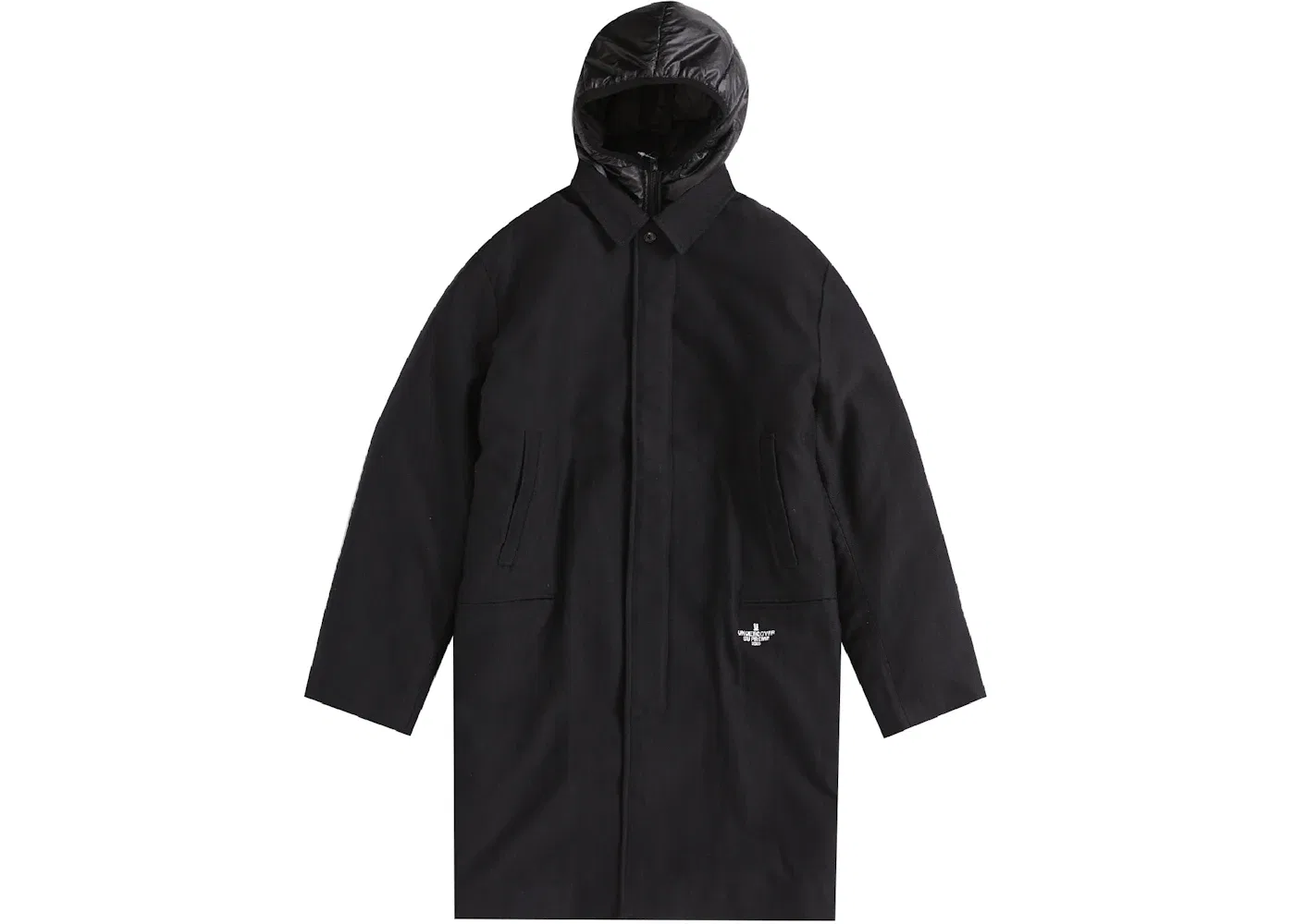 Мужская куртка-пуховик с принтом Supreme UNDERCOVER Trench Puffer Jacket, Black