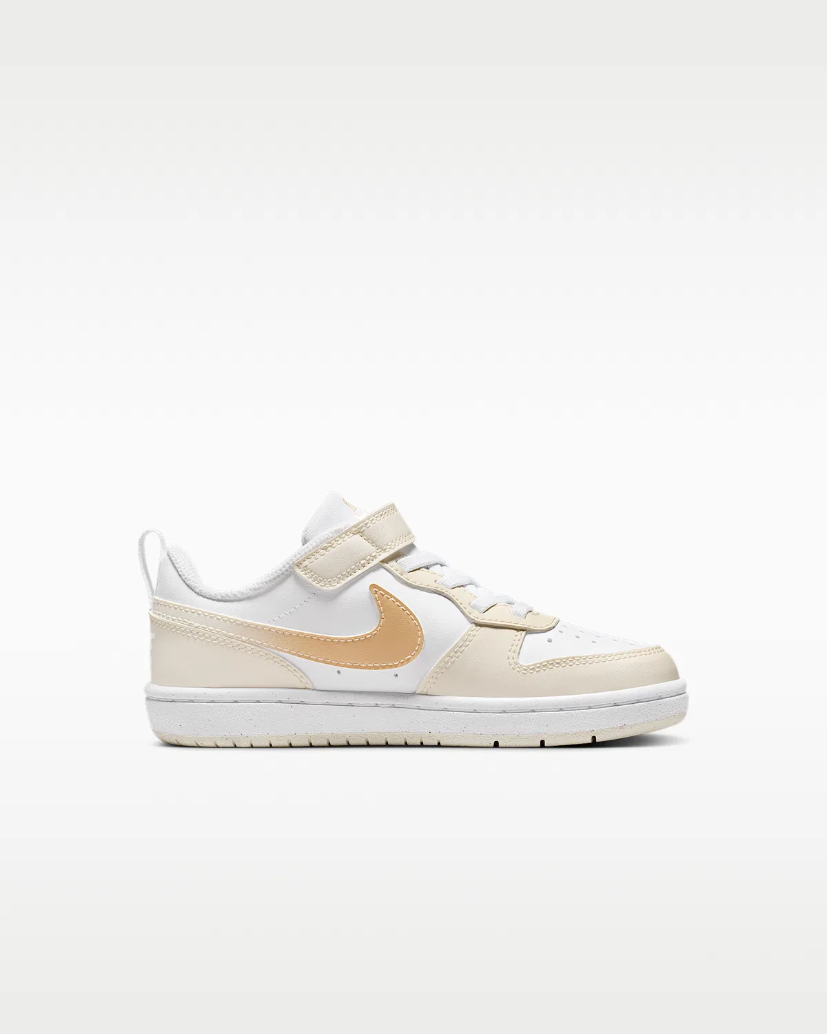 Кроссовки Nike Court Borough Low для детей, White/Chalk/White/Shimmer — фото 3