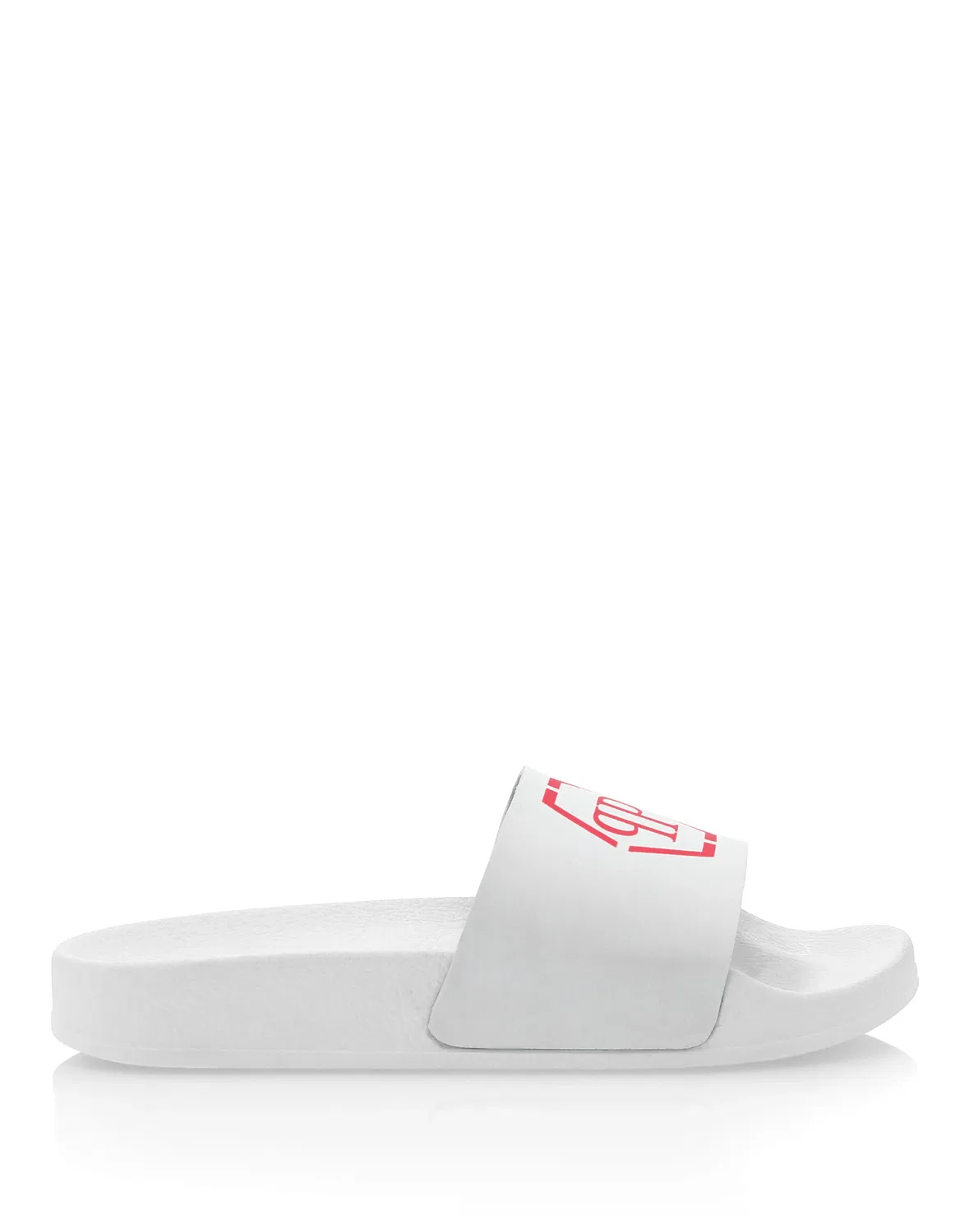 Детские шлепанцы с шестиугольным дизайном Flip Flop Hexagon PHILIPP PLEIN, White — фото 2