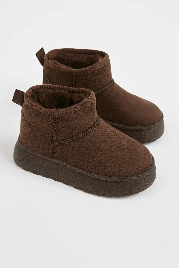 Детские ботинки для девочек на толстой подошве Tonny Black, Brown — фото 2