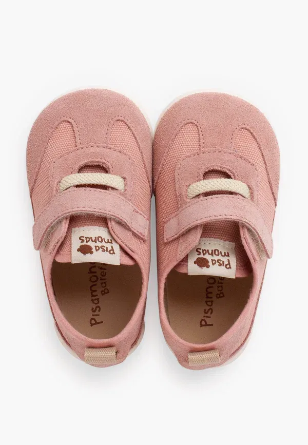 Кроссовки для босохождения с эластичным шнурком, модель baby shoes, Pisamonas, розовый — фото 3