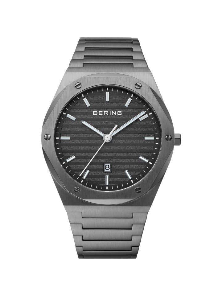 

Bering Кварцевые часы 19742-777 серого цвета