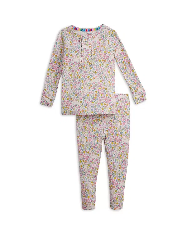 Детский комплект пижамы для девочек с длинным рукавом Bunny Blossom Magnetic Me, Bunny