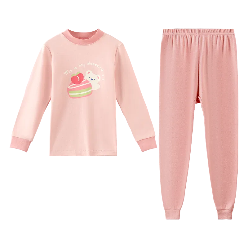 Детский комплект нижнего белья для девочек Red Bean, Orange Pink — фото 3
