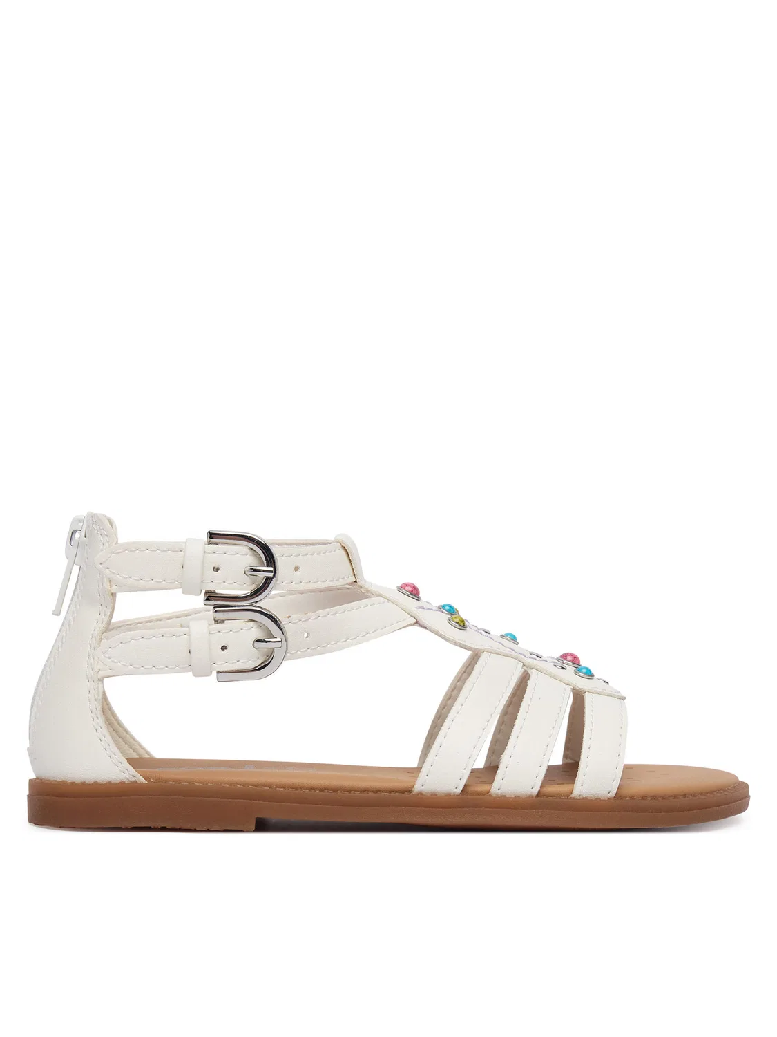 Сандалии для девочки Jr Sandal Karly Geox, белый