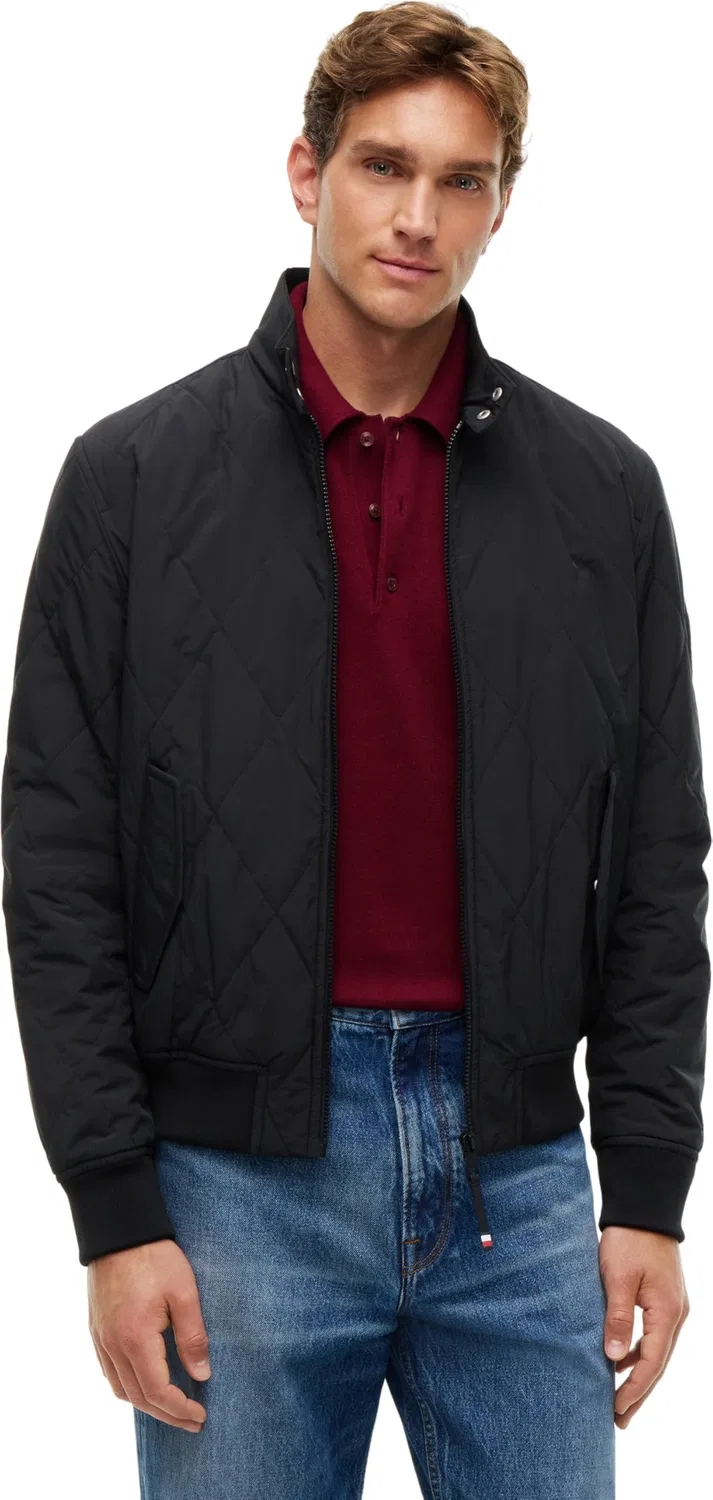 Мужское стеганое пальто Tommy Hilfiger, Black