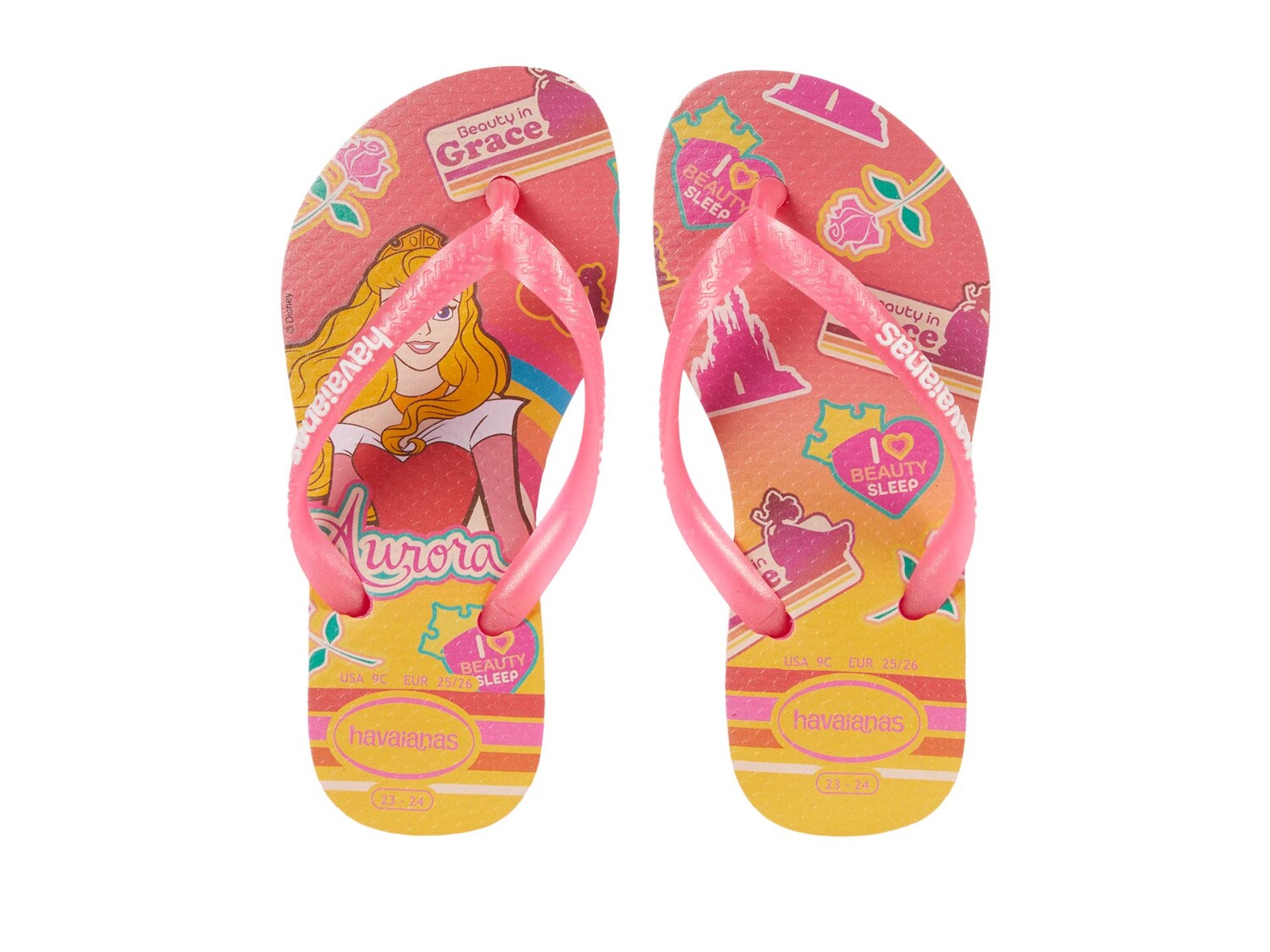 

Сандалии Havaianas Kids, Slim Princess Flip Flop Sandal