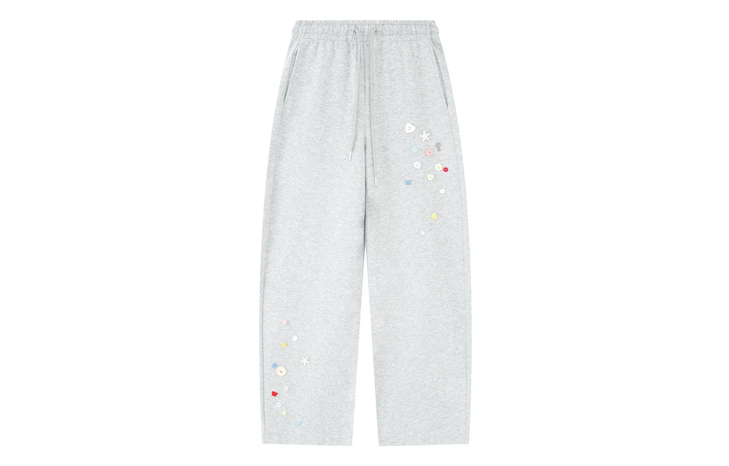 Детские повседневные брюки прямого кроя F426, Heather Gray