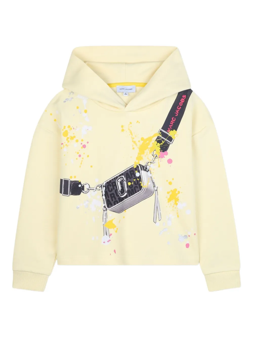 

Худи с графичным принтом Marc Jacobs Kids, желтый