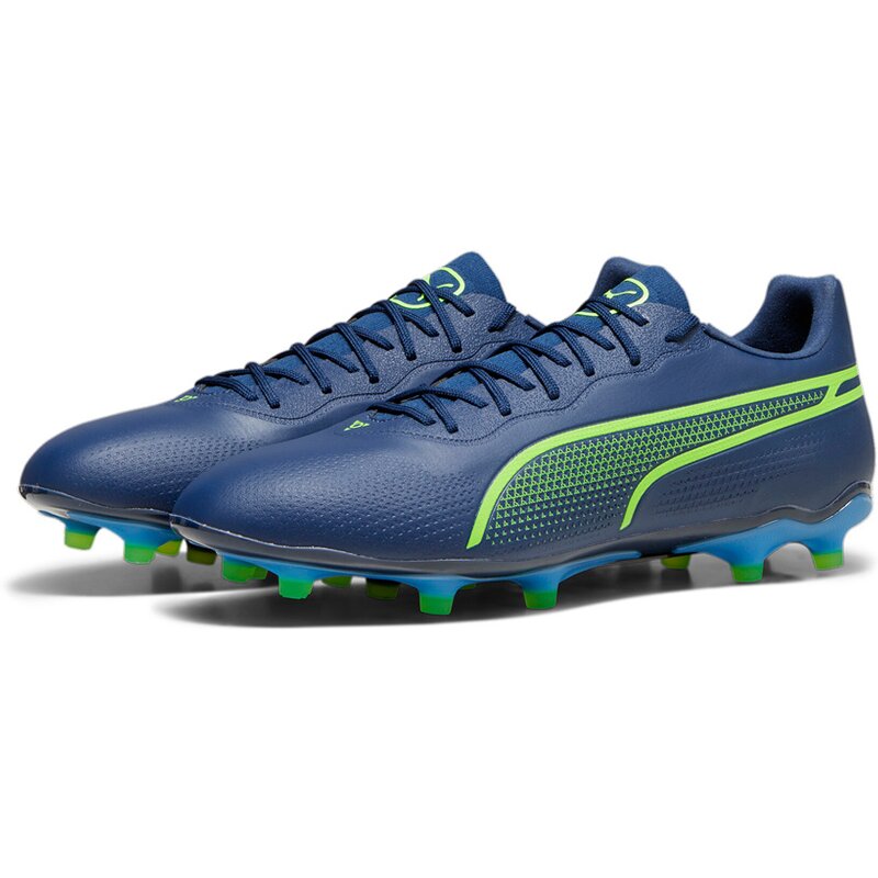 Футбольные бутсы для газона King Pro FG/AG Puma, синий — фото 3