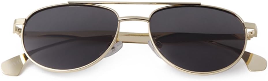 

Модные солнцезащитные очки для женщин, винтажные солнцезащитные очки для мужчин, солнцезащитные очки в золотой металлической оправе, женские очки с защитой от УФ-излучения SZVVBKK, 2