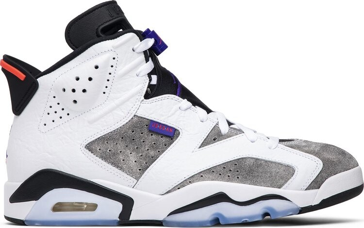 

Кроссовки Air Jordan 6 Retro LTR Flint, белый, Белый;серый, Кроссовки Air Jordan 6 Retro LTR Flint, белый