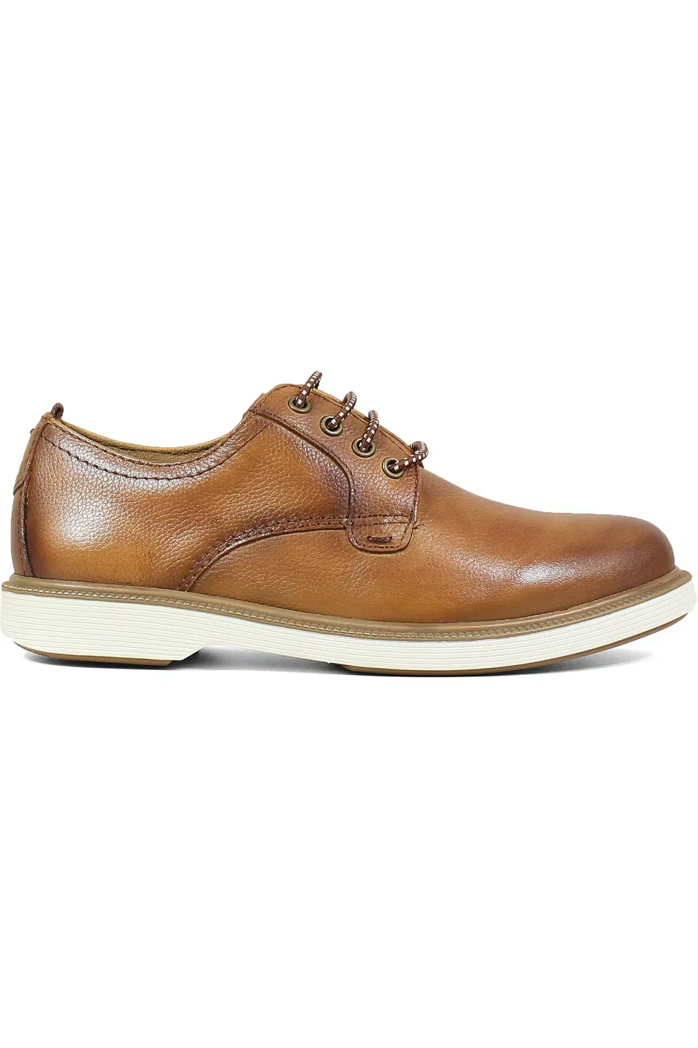 Детские туфли дерби на контрастной подошве Supacush Florsheim, Cognac — фото 3