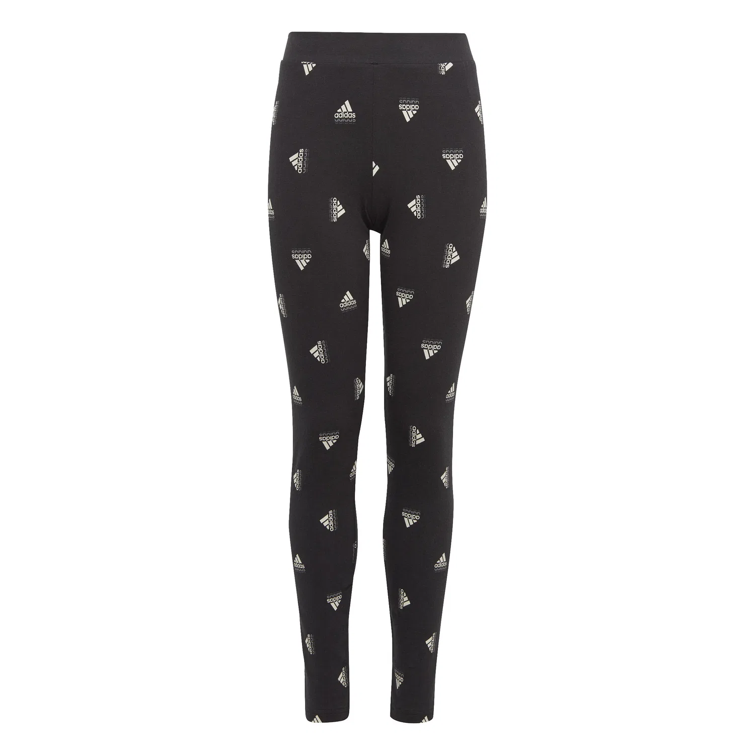 Детские леггинсы с принтом Brand Love Print Adidas, Schwarz / Weiss