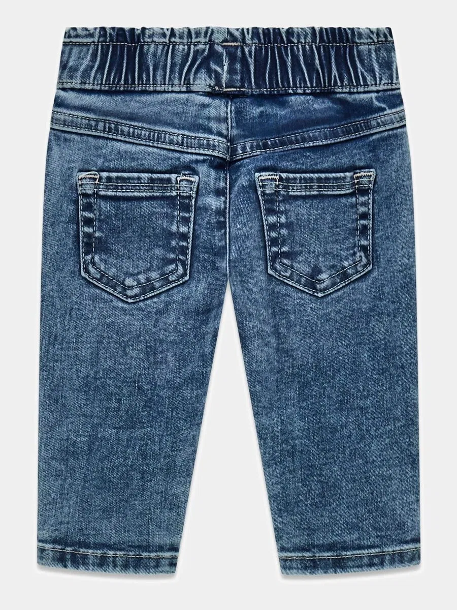 Джинсы GUESS Regular темно-синего цвета — фото 3