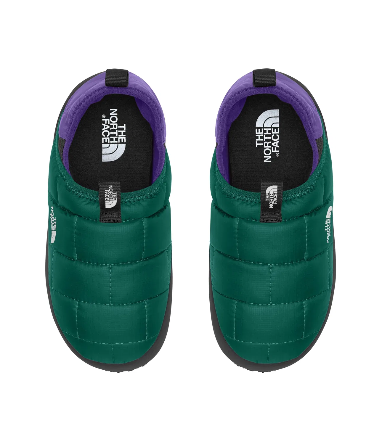 Детские для мальчиков тапочки-мюли Thermoball Traction Mule Ii The North Face, Evergreen Peak Purple — фото 2