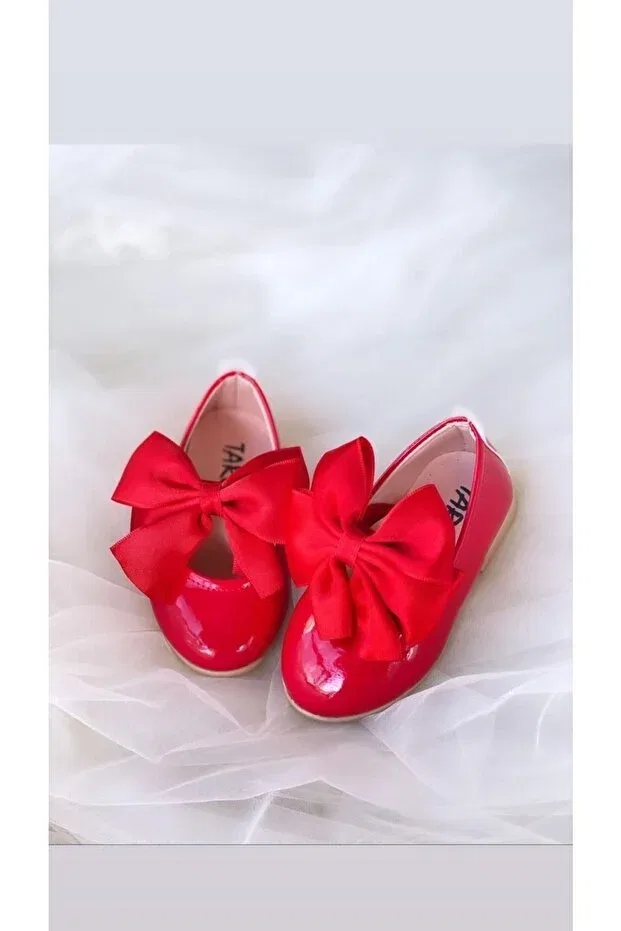 Детские балетки для девочек красные Tobai, Red