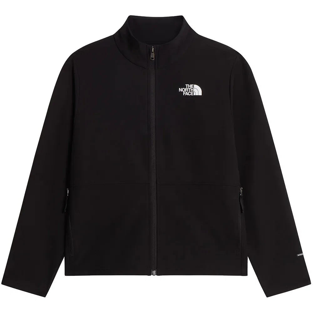 Детская куртка для девочек из софтшелла Perlino The north face, Black — фото 3