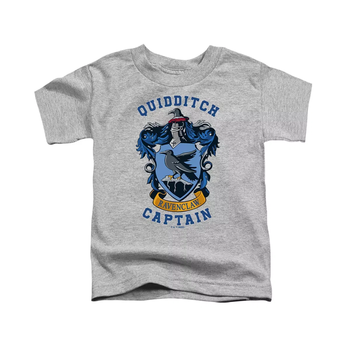 Детская футболка для мальчиков с принтом Harry Potter Team Captain Ravenclaw Harry Potter, Athletic Heather — фото 2