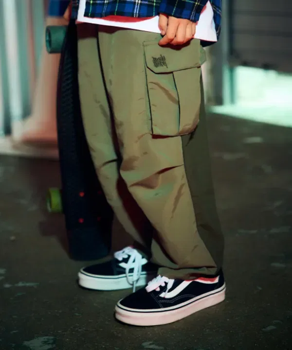 Карго брюки детские, khaki, Brownbreath Kids