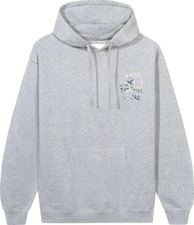 

Худи Anti Social Social Club Tonkatsu Hoodie 'Heather Grey', серый