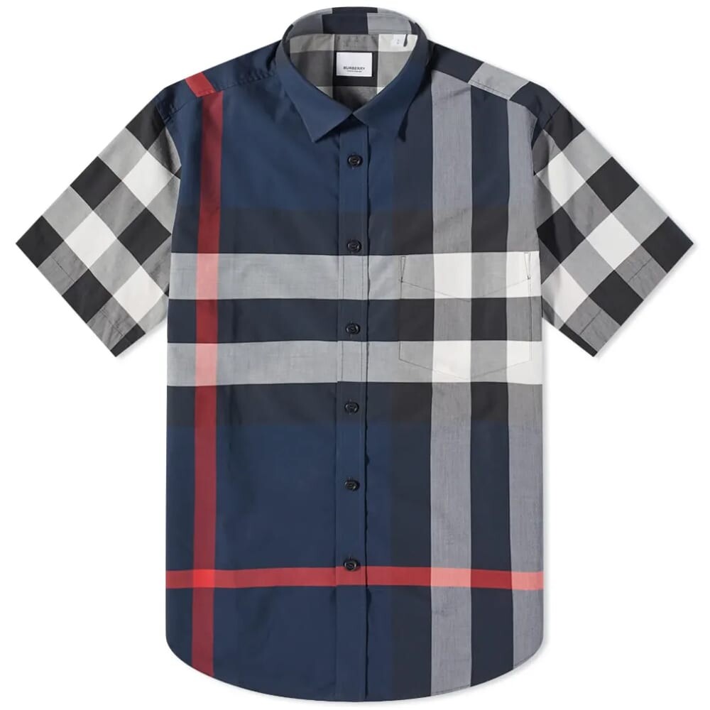 

Рубашка Burberry Short Sleeve Somerton Large Check Shirt