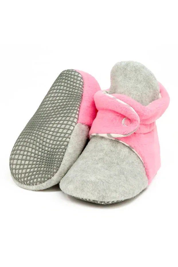 Детские тапочки для девочек без скольжения Ella Bonna, Gray Pink