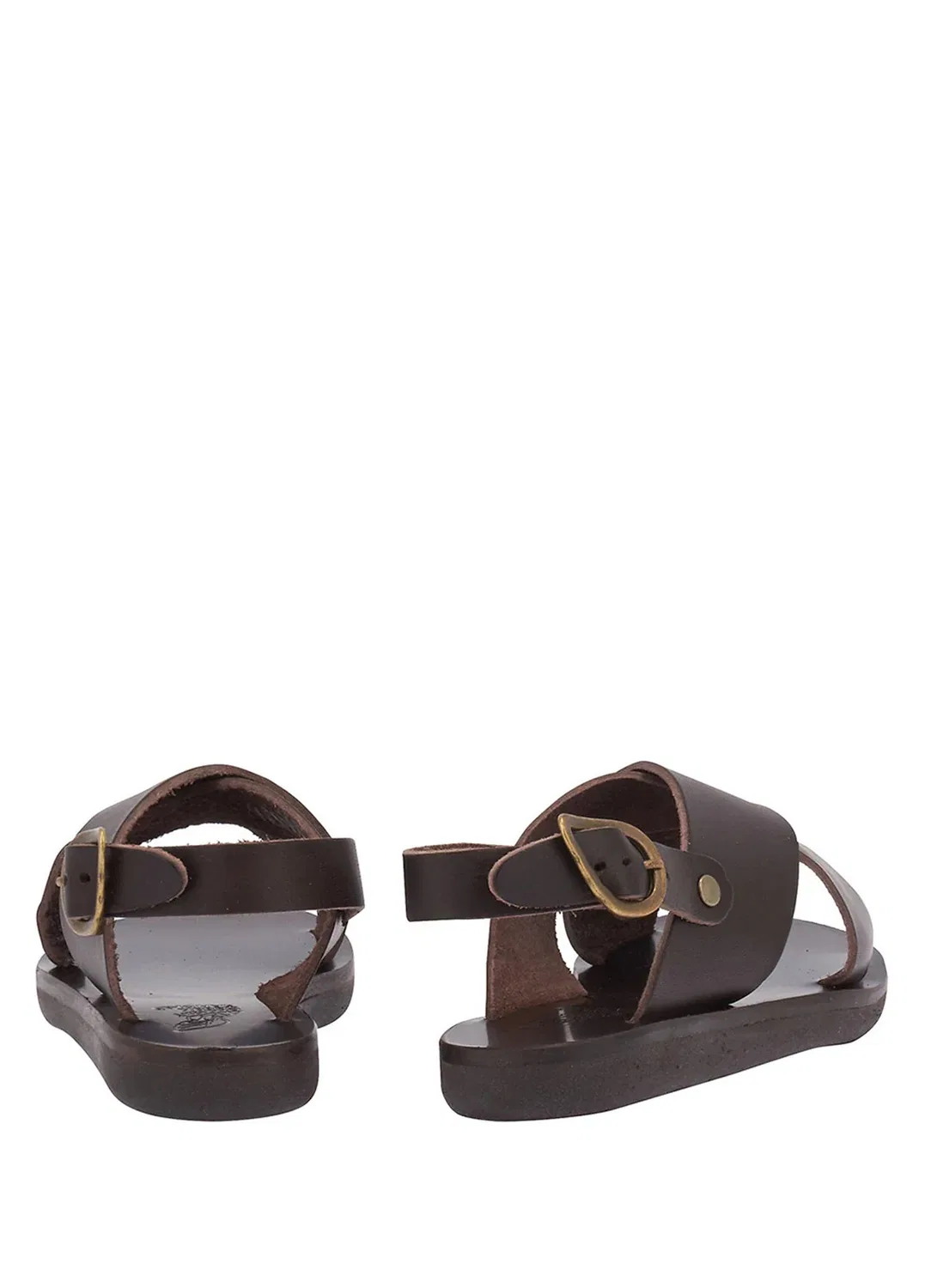 Сандалии детские Little Maria Ancient Greek Sandals, dark brown — фото 3