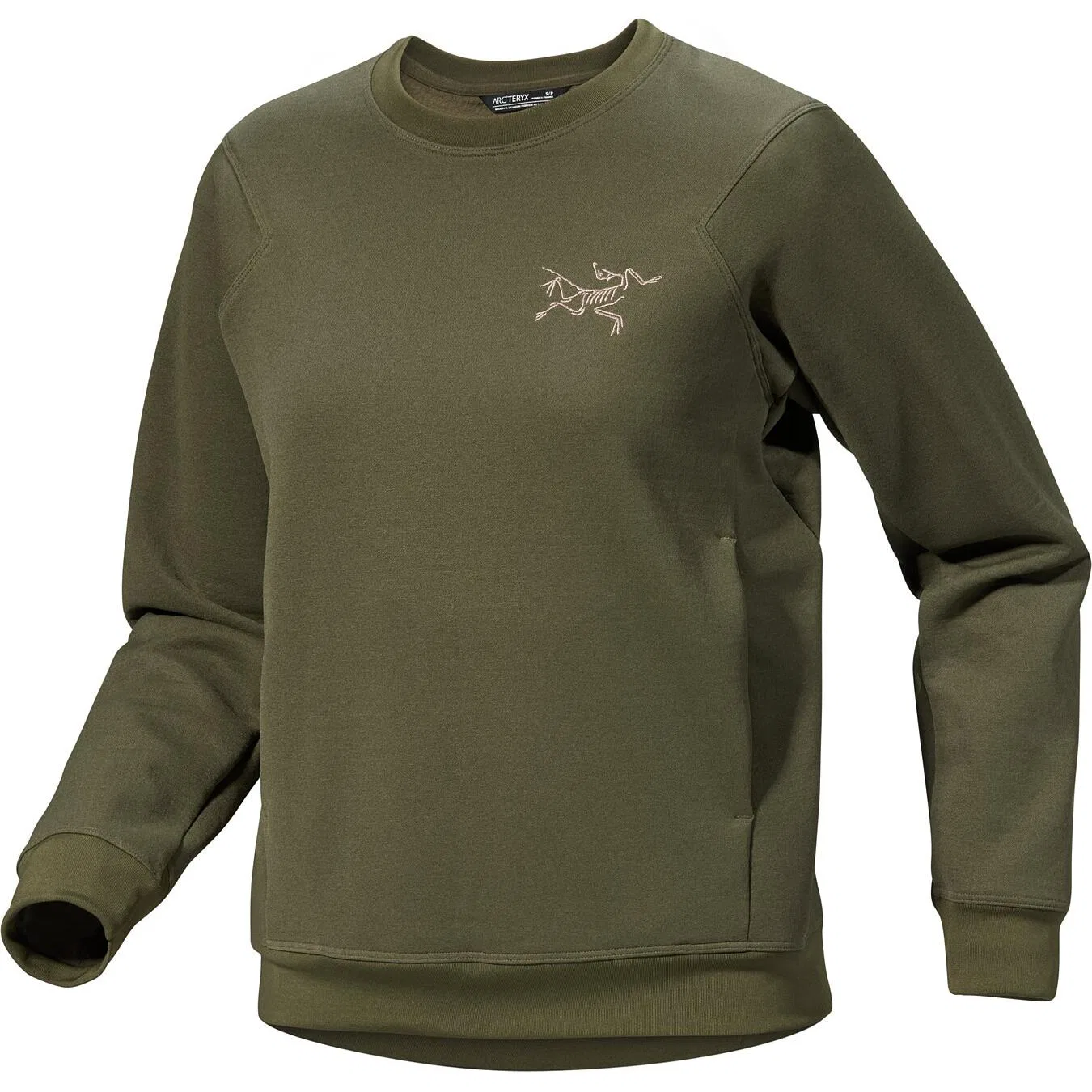 Женский свитшот с длинным рукавом AESTAS Arcteryx, Elegant Brown/Rune — фото 3