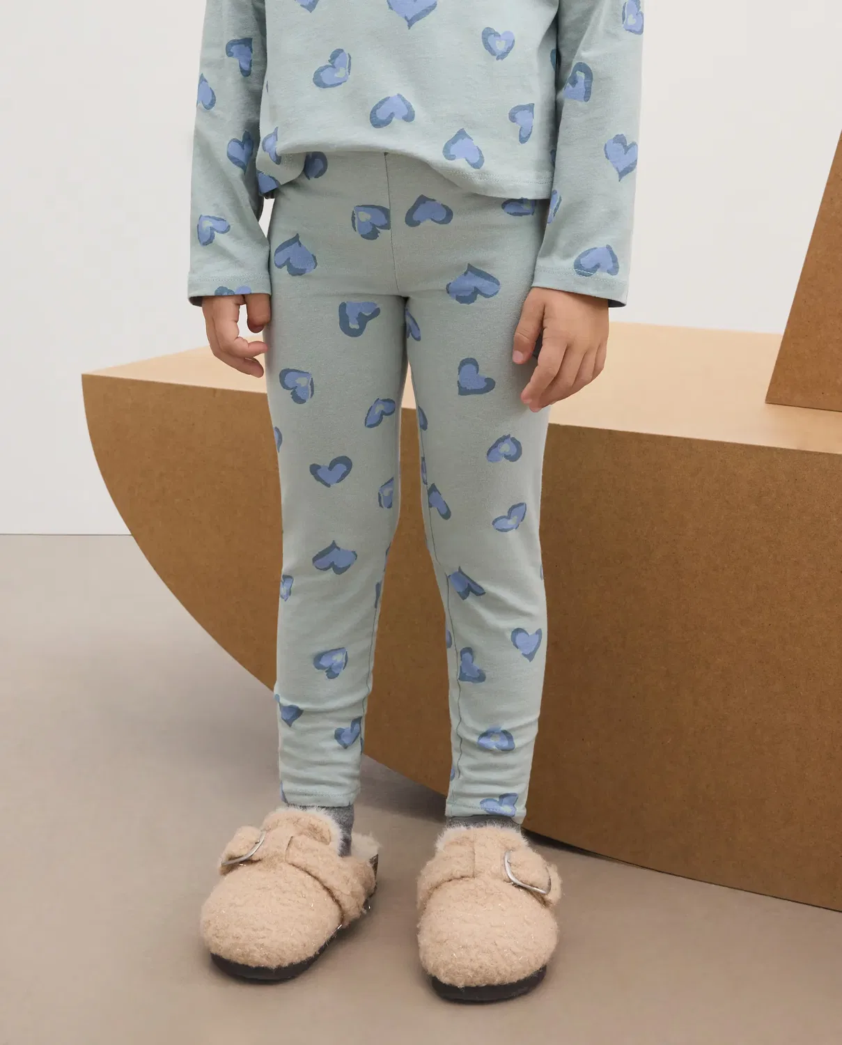 Детский комплект леггинсов для девочек гладких и с принтом Kids El Corte Inglés, Multicolor — фото 2
