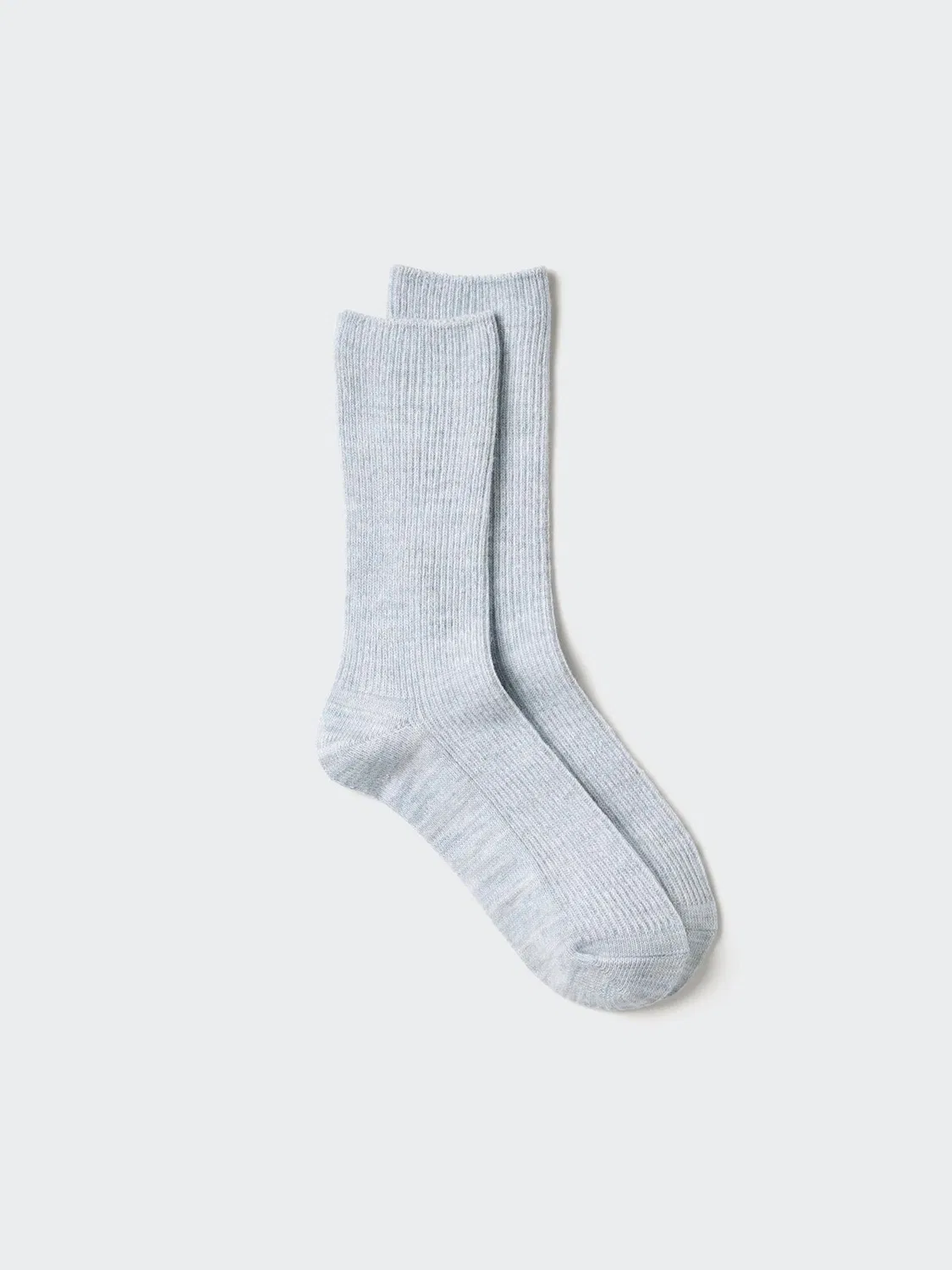 Носки Uniqlo Heattech, смешанная пряжа, светло-серый