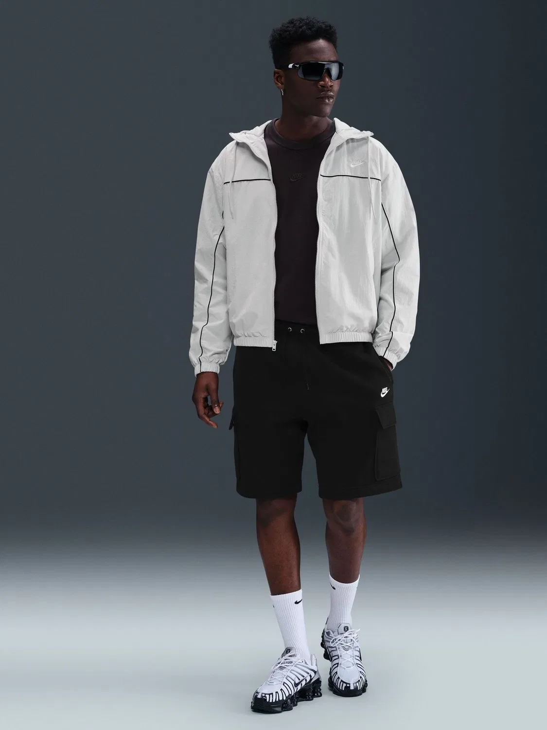 Черные флисовые шорты карго Nike Club