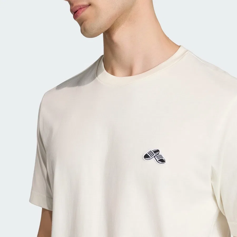 Футболка с принтом Sportswear JZ5000 Summer Slides Sport Graphic adidas, Белый — фото 4